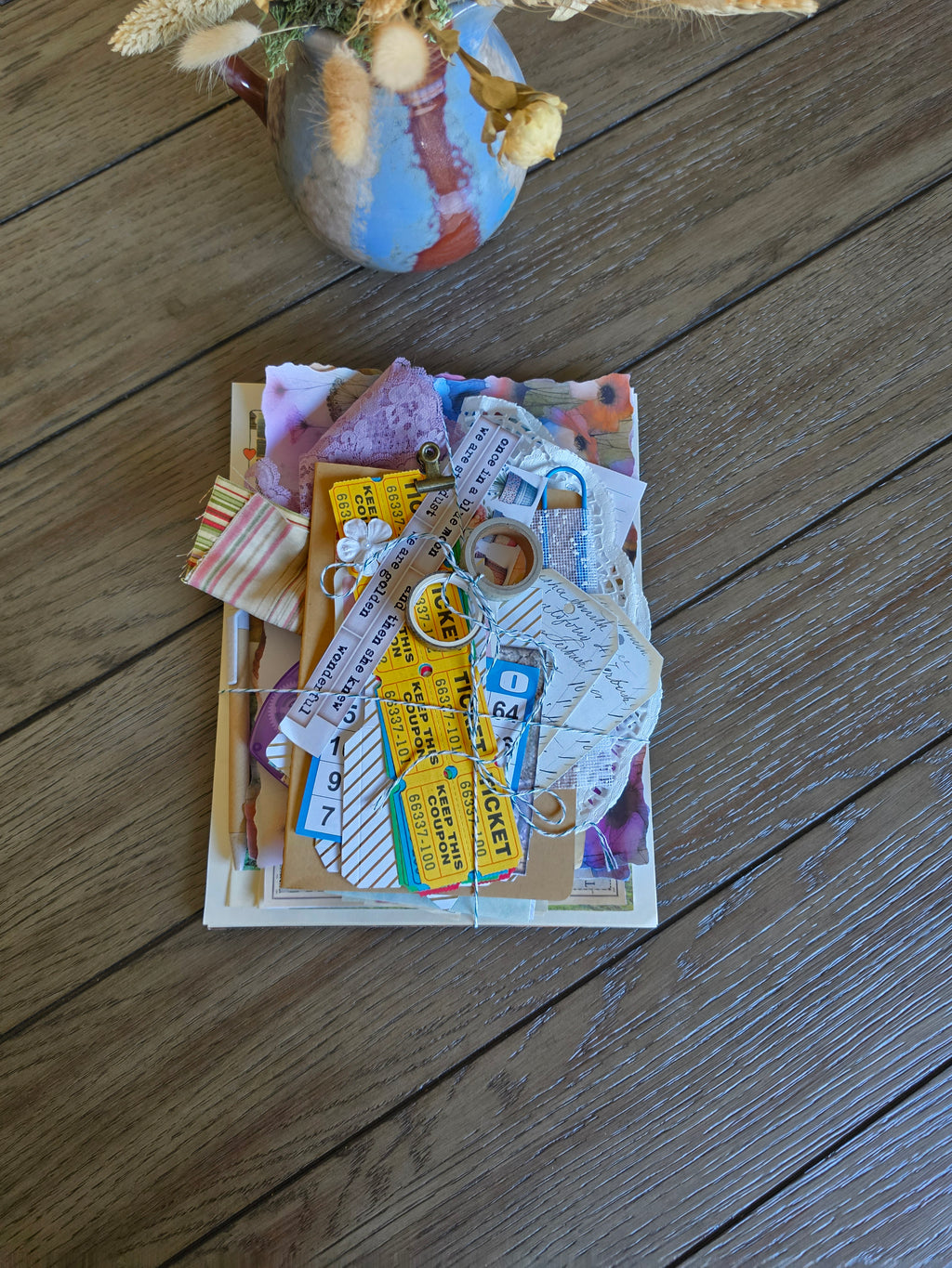 Mystery junk journal starter kit