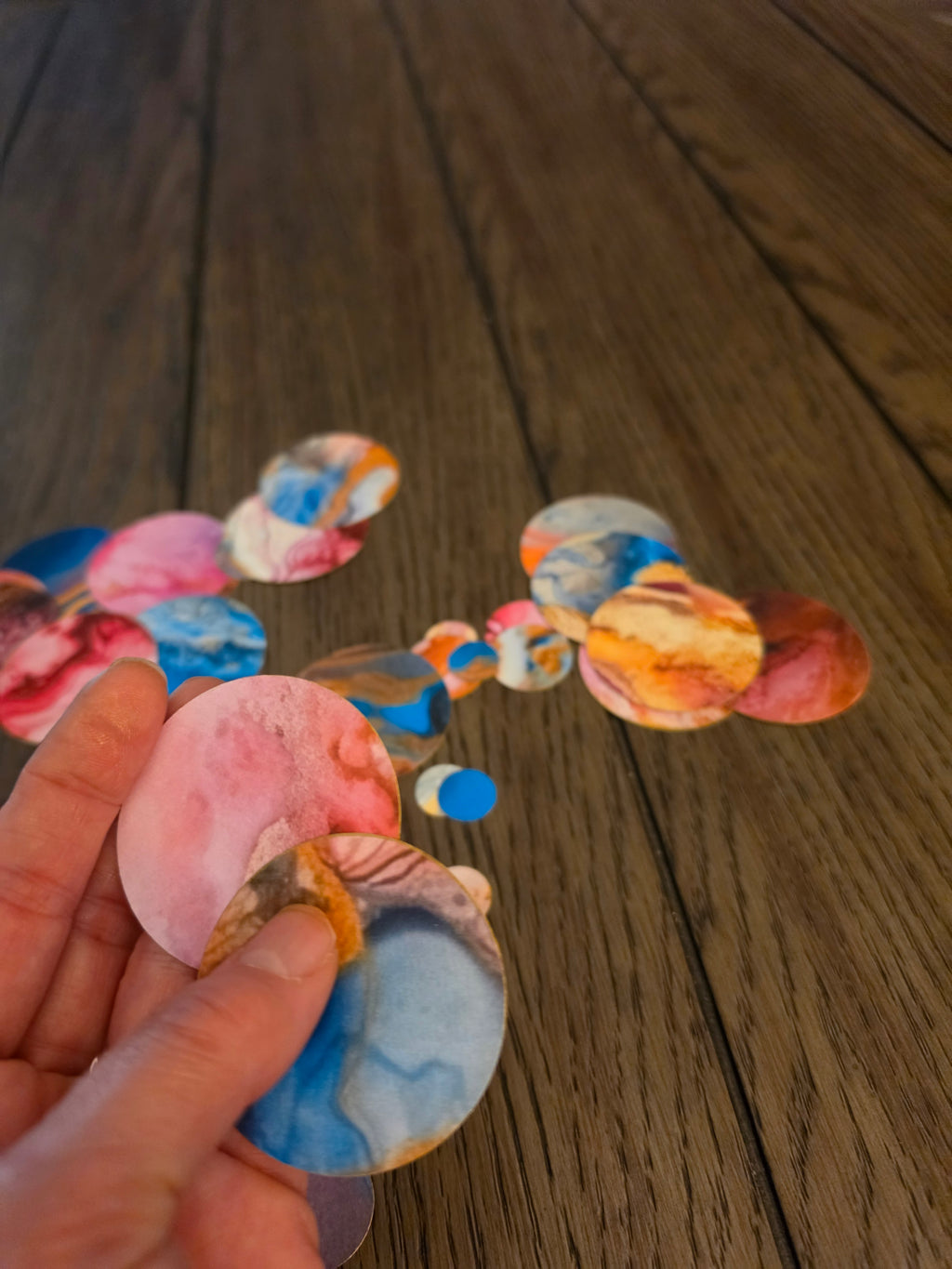 Beautiful circle embellishments