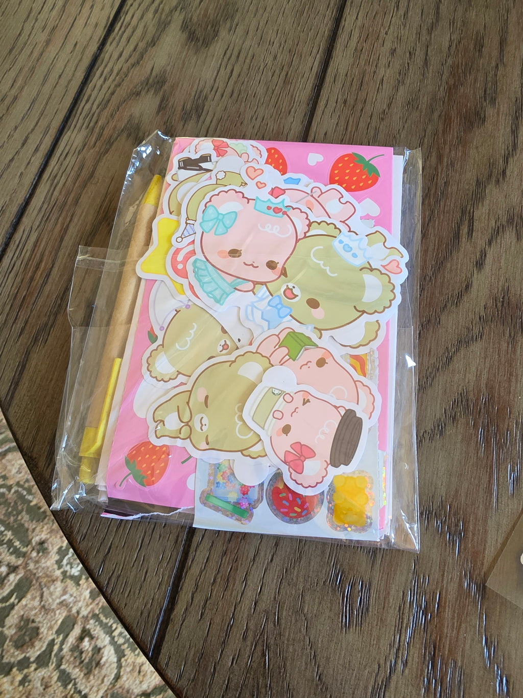 Stationary blank card set