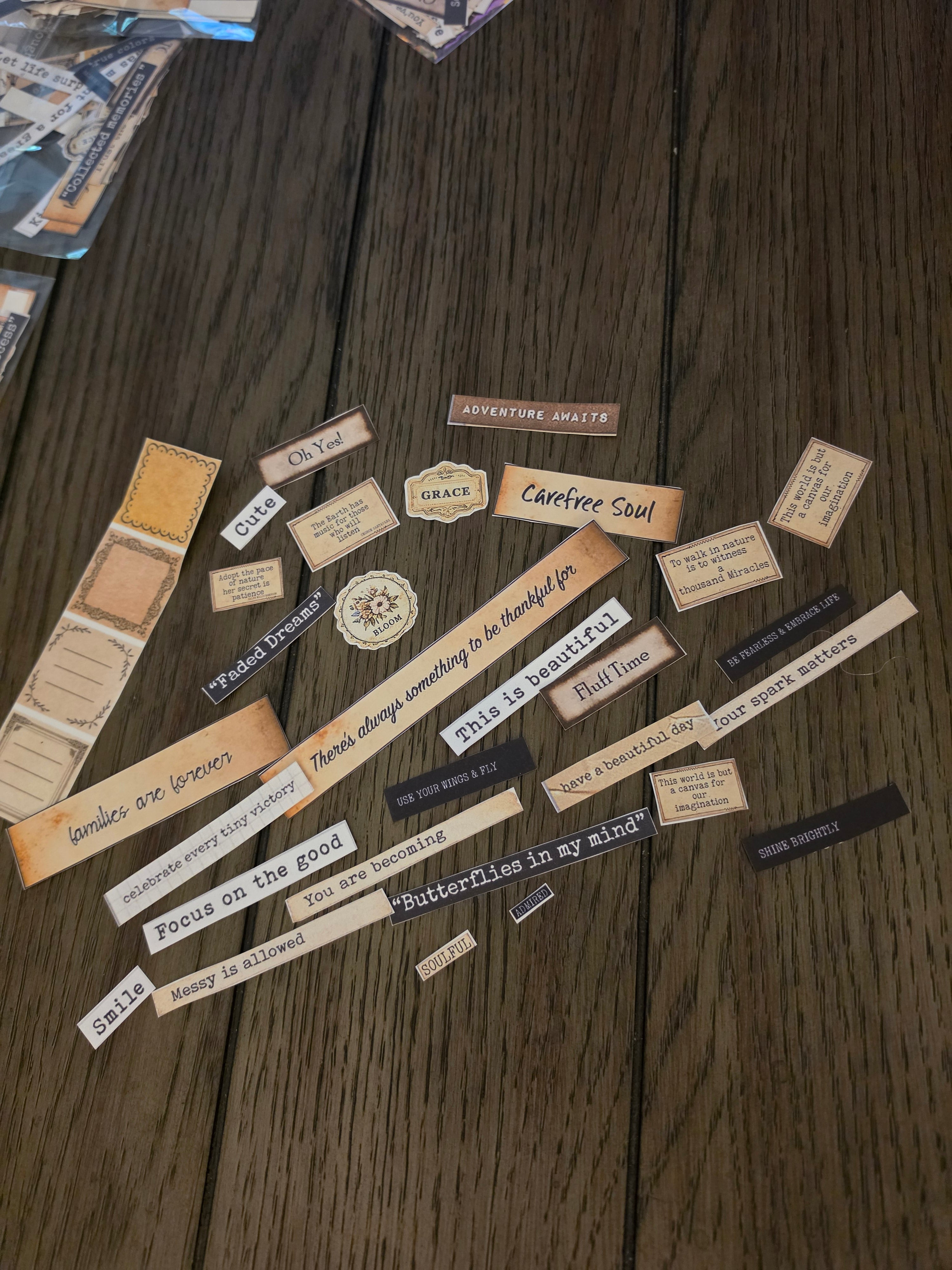 Quote stickers